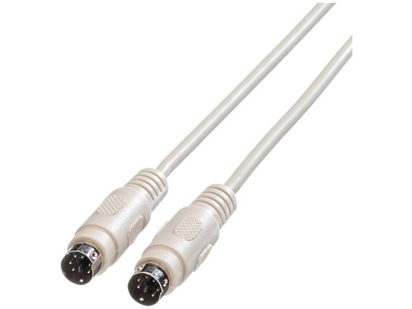 Roline - Tangentbordskabel - PS/2 (hane) till PS/2 (hane) - 1.8 m
