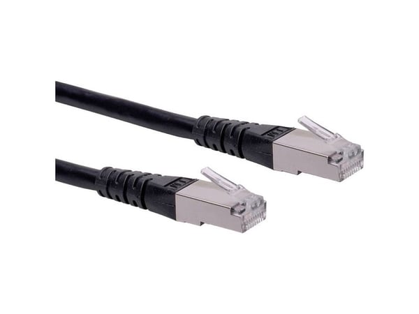 ROLINE 21.15.1365, 5 m, Cat6, S/FTP (S-STP), RJ-45, RJ-45, Sort
