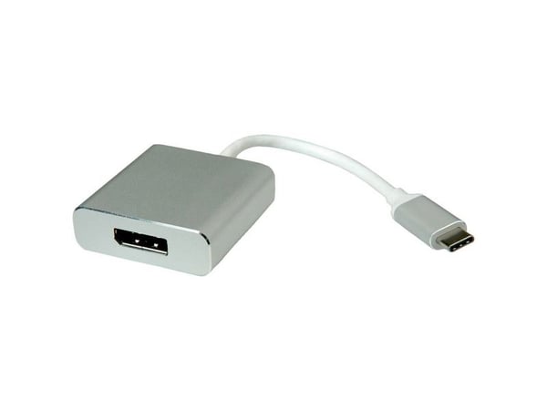 ROLINE 12.03.3220, 0.1 m, USB Type-C, DisplayPort, uros, naaras, suora, suora