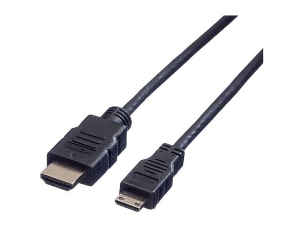 Value HDMI High Speed Cable + Ethernet, A - C, M/M 2 m