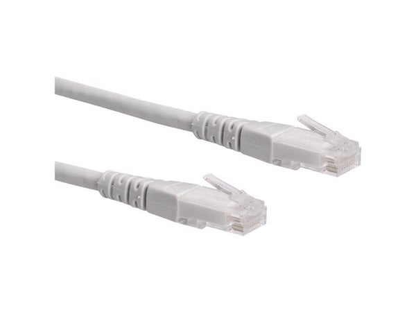ROLINE 21.15.0940, 10 m, Cat6, U/UTP (UTP), RJ-45, RJ-45, Grå