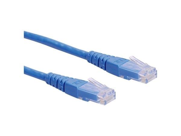 ROLINE 21.15.1544, 2 m, Cat6, U/UTP (UTP), RJ-45, RJ-45, Blå