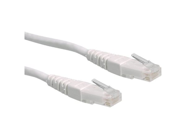 ROLINE UTP Cat.6 1m, 1 m, Cat6, U/UTP (UTP), RJ-45, RJ-45, Hvit