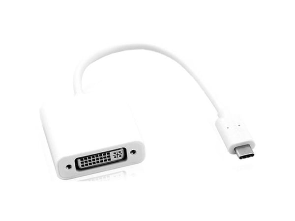 ROLINE 12.03.3205, 0,1 m, USB Type-C, DVI-D, Hankjønn, Hunkjønn, Rett