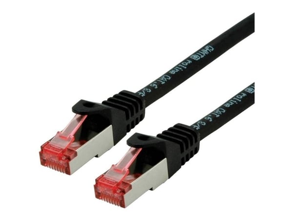 ROLINE 21152956, 0,3 m, Cat6, S/FTP (S-STP), RJ-45, RJ-45, Svart