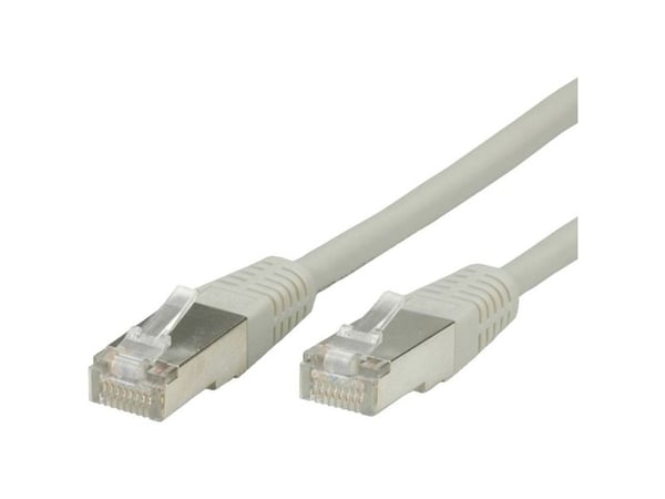 VALUE S/FTP (PiMF) Patch Cable, Cat.6, grey, 7 m, 7 m, RJ-45, RJ-45, Grå