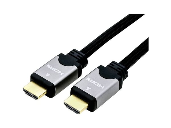 ROLINE 11.04.5853, 5 m, HDMI Typ A (standard), HDMI Typ A (standard), Svart, Silver