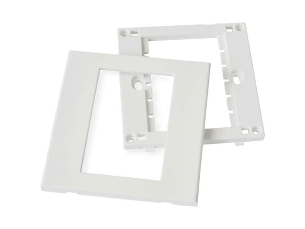 Value A/V Faceplate, 86x86mm, white