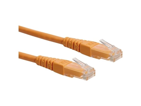 ROLINE 1.0m Cat6 UTP, 1 m, Cat6, U/UTP (UTP), RJ-45, RJ-45, Oransje