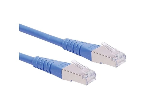 ROLINE S/FTP (PiMF) Patch Cord Cat.6, blue 1.0m, Blå