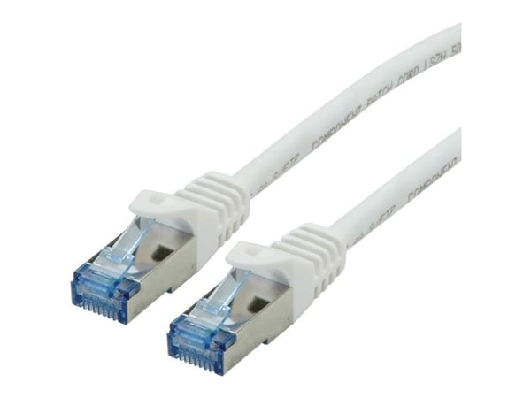 ROLINE 21152867, 10 m, Cat6a, S/FTP (S-STP), RJ-45, RJ-45, Hvit