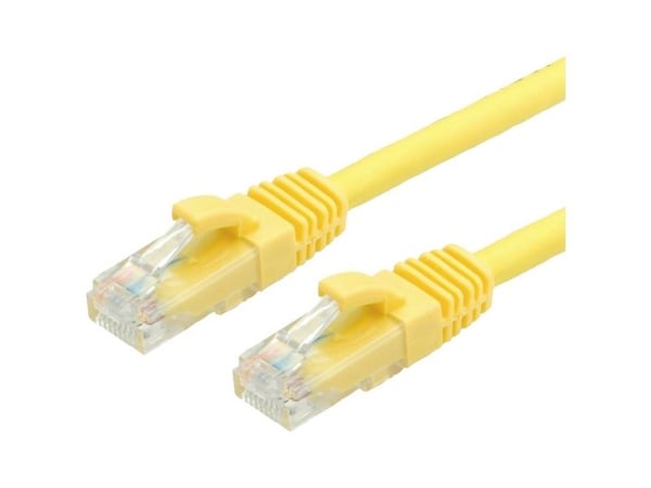 VALUE 5m UTP Cat.6a, 5 m, Cat6a, U/UTP (UTP), RJ-45, RJ-45, Gult