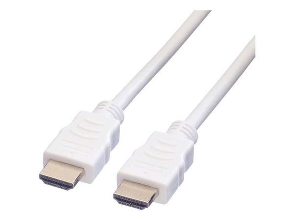 Value 11.99.5705, 5 m, HDMI-tyyppi A (vakio), HDMI-tyyppi A (vakio), 3D, Äänen paluukanava (ARC), Valkoinen