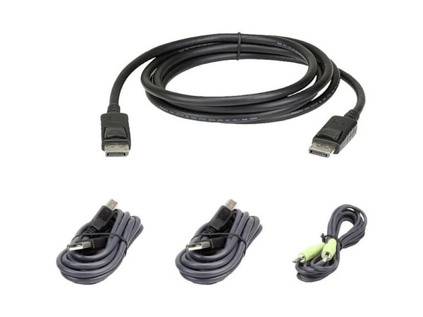 ATEN - Tastatur / video / musekabelsett (KVM) - TAA-samsvar - for ATEN CS1182DP4C, CS1184DP4C