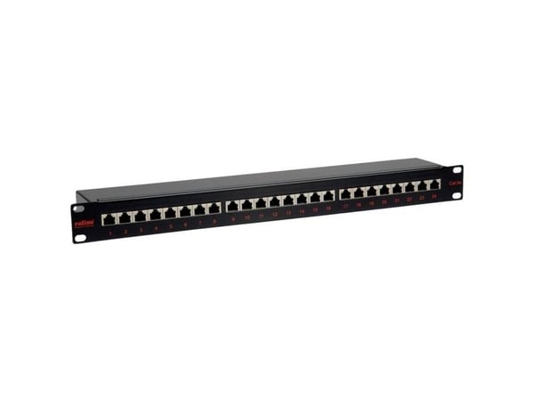 ROLINE 26.11.0328, Cat5e, Sort, Stål, 1U, Aceton, 482,6 mm