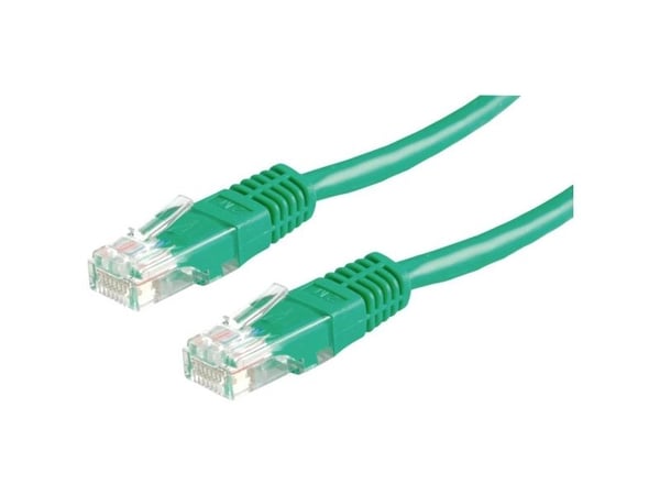 Value UTP Patch Cord Cat.6, vihreä 0,5 m, vihreä, 100 ohm (O), 0,5 mm (0.0197")