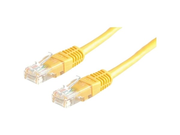 VALUE UTP Patch Cord Cat.6, yellow 2 m, U/UTP (UTP), Keltainen