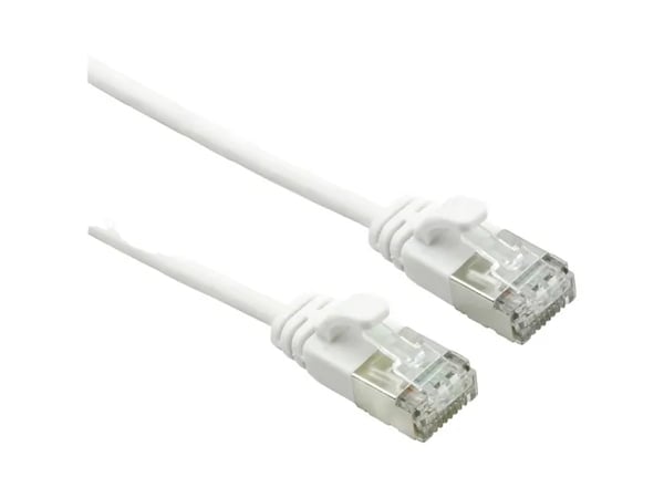 ROLINE 21.15.1702, 2 m, Cat6a, U/FTP (STP), RJ-45, RJ-45, Hvit