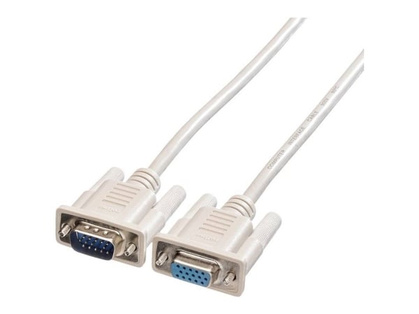 Roline - VGA-förlängningskabel - HD-15 (VGA) (hane) till HD-15 (VGA) (hona) - 10 m