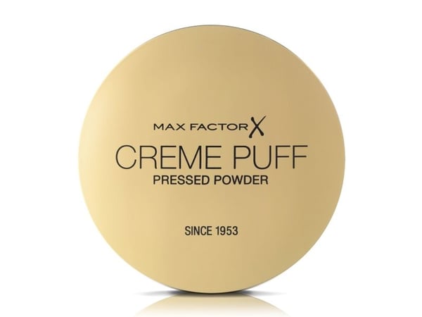Max Factor Crème Puff, Universell, Translucent, Kompakt hus, Komprimert Pulver, Matte, 21 g