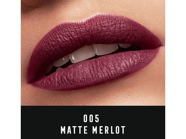 Max Factor Lipfinity Velvet Matte läppstift 005 Merlot