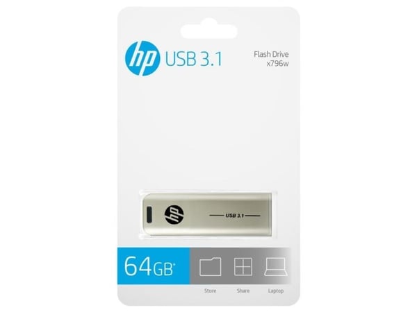 HP x796w - USB flash-enhet - 64 GB - USB 3.1 Gen 1