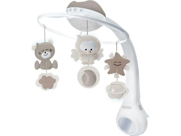Bkids musikalsk karusell 3-i-1 baby, sandfarget