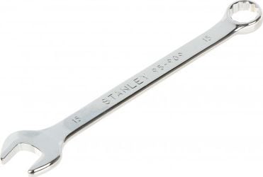Stanley STMT95909-0, Skiftnyckel, Rostfritt stål, Kromvanadinstål, Rak, 15 mm, 192 mm