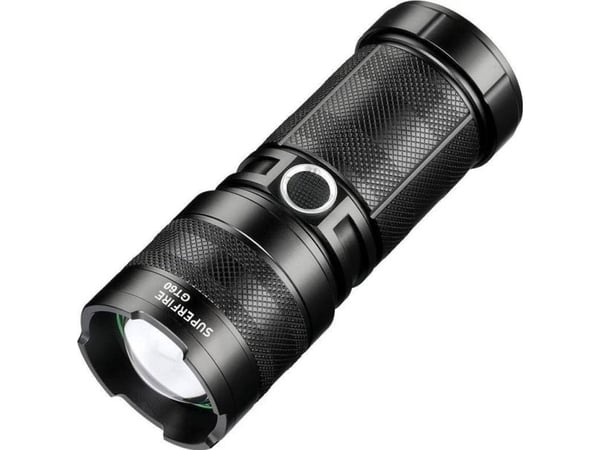 Superfire GT60 lommelykt, 2600 lm, USB-C