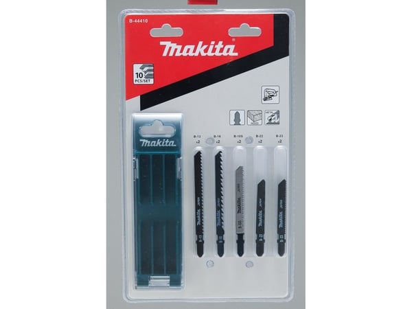 Makita - Bladsett for stikksag - for tre, metall - 10 deler