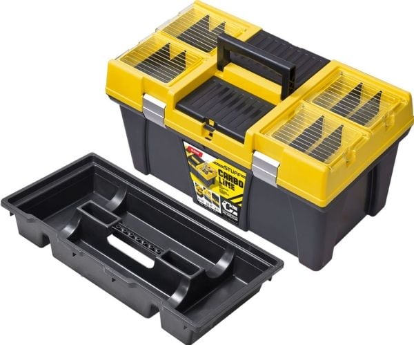 PATROL låda STUFF 26" PROFI CARBO gul lock, 595 x 337 x 316