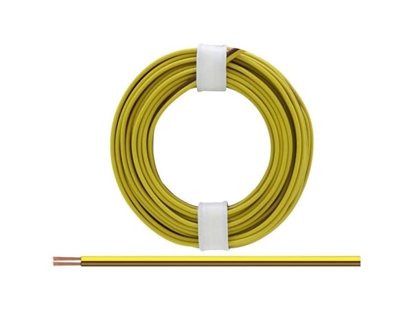 Donau Elektronik 225-38 Johdin 2 x 0,25 mm² ruskeankeltainen 5 m 5 m