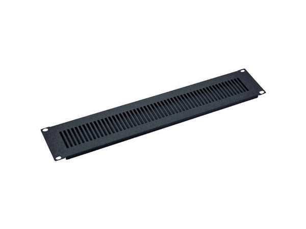 Value 26.99.0320, Frontpanel, Sort, Metall, Stål, 2U, 48,3 cm (19"), 359,9 g