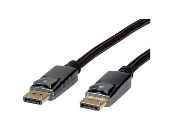 ROLINE 11.04.5866, 1 m, DisplayPort, DisplayPort, Hankjønn, Hankjønn, 7680 x 4320 piksler