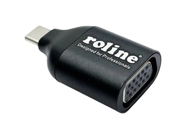 ROLINE 12.03.3228, 3.2 Gen 1 (3.1 Gen 1), USB Type-C, VGA (D-Sub) utgang, 1920 x 1080 piksler