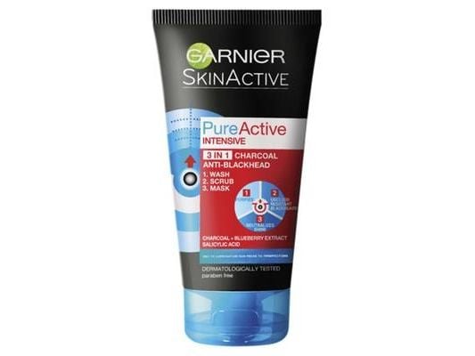 Garnier Pure Active Intensive 150 ml Garnier Pure Active 3 In 1 Charcoal Mask 150 ml