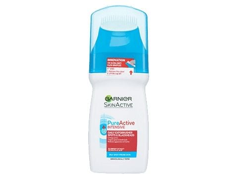 Garnier Pure Active Exfo Brusher Intensive 150 ml eksfolierende ansiktsbørste
