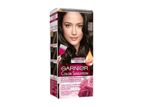 Garnier Color Sensation 3 Dark Brown permanent hårfärg