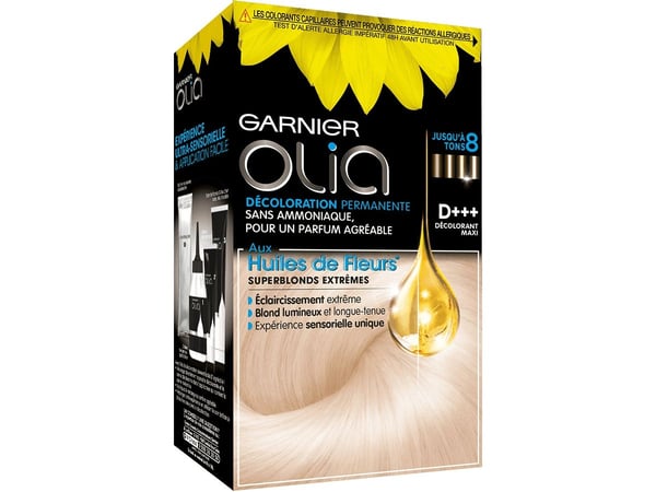 Garnier Olia permanent hårfarge uten ammoniakk 8