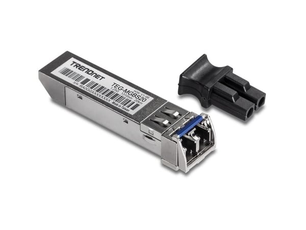 TRENDnet TEG-MGBS20 - SFP (mini-GBIC) transceivermodul - 1GbE - 1000Base-LX - LC-enkeltmodus - opp til 20 km - 1310 nm - TAA-samsvar