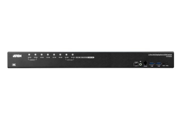 ATEN CS19208 - KVM / lyd / USB-svitsj - 8 x KVM/lyd/USB - 1 lokalbruker - stasjonær, rackmonterbar