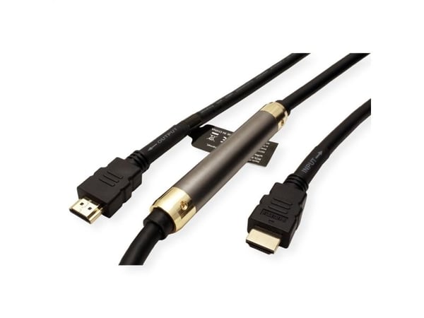 ROLINE 14.01.3458, 25 m, HDMI Type A (Standard), HDMI Type A (Standard), Svart