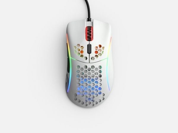Glorious PC Gaming Race Model D-, Oikeakätinen, Optinen, USB A-tyyppi, 12000 DPI, 1 ms, Valkoinen