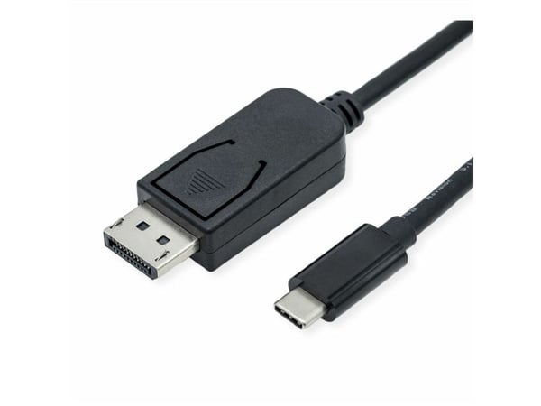 ROLINE 11.04.5835, 1 m, DisplayPort, USB Type-C, Hanstik, Hanstik, Straight