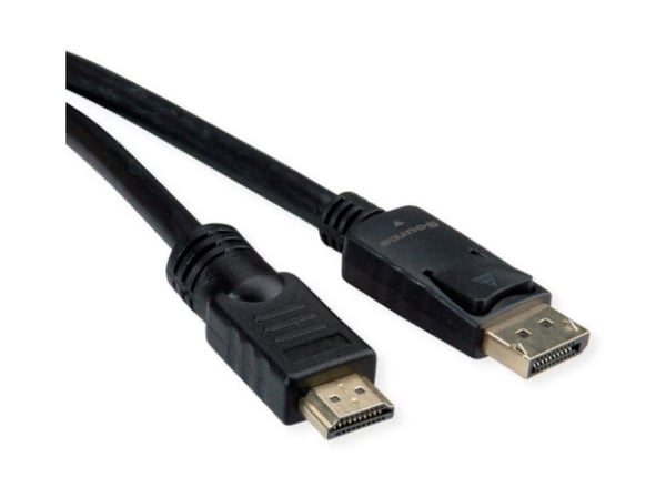 ROLINE 11.04.5776, 7,5 m, HDMI-tyyppi A (vakio), DisplayPort, Uros, Uros, Suora