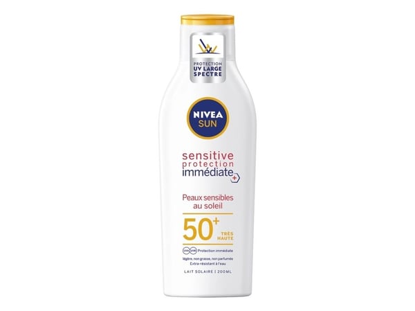 NIVEA 4005900613264, Aurinkomaito, Runko, 200 ml, Pullo, Suojaus, Kaikille ihotyypeille