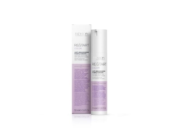 Revlon Restart Color Antibrassiness Purple Drops 50ml For Blonde Hair