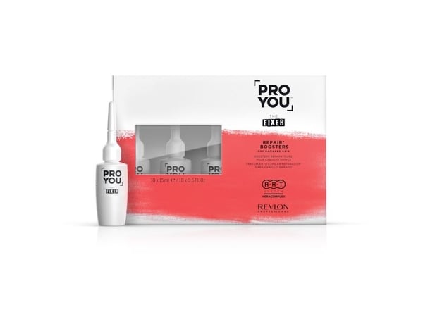 Revlon Professional Proyou The Fixer Booster Reconstruction Treatment For Damaged Hair 10 X 15 Ml