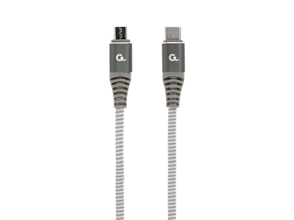 Gembird CC-USB2B-CMMBM-1.5M, 1,5 m, USB C, Micro-USB B, USB 2.0, 480 Mbit/s, Grå