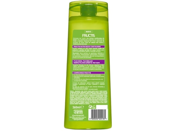 Garnier 3600542024181, Naisten, Kuluttajille, Shampoo, Kiharat hiukset, Kaikki värit, 360 ml